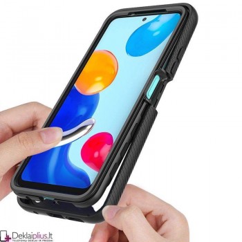 360 laipsnių smūgiams atsparus dėklas Xiaomi Redmi Note 11/Note 11S/Note 12S/Poco M4 Pro 360 laipsnių smūgiams atsparus dėklas Xiaomi Redmi Note 11/Note 11S/Note 12S/Poco M4 Pro